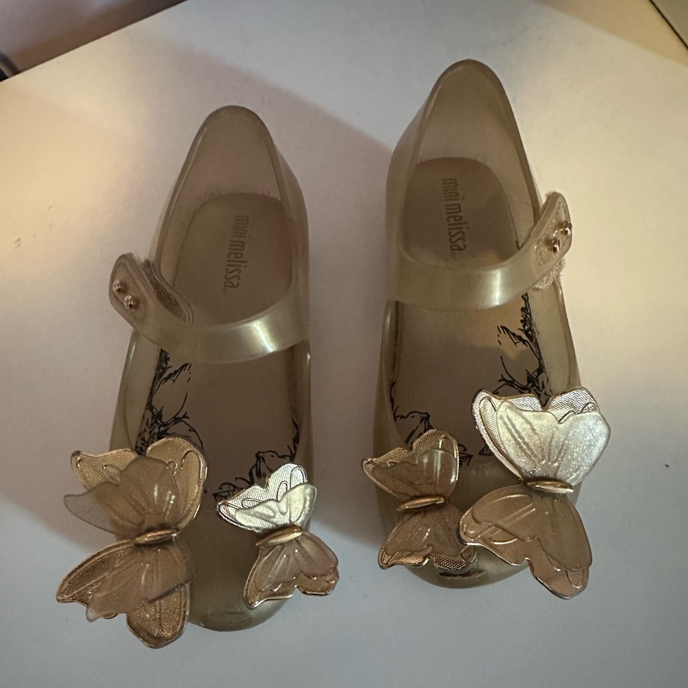 Mini Melissa Toddler Girl Butterfly Shoes